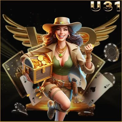 Player spinning reels on modern slot casino game