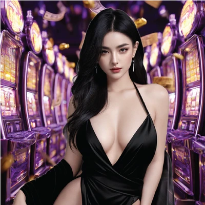 Player spinning reels on modern slot casino game